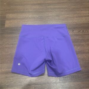 lululemon athletica High-Rise Purple Bike Shorts